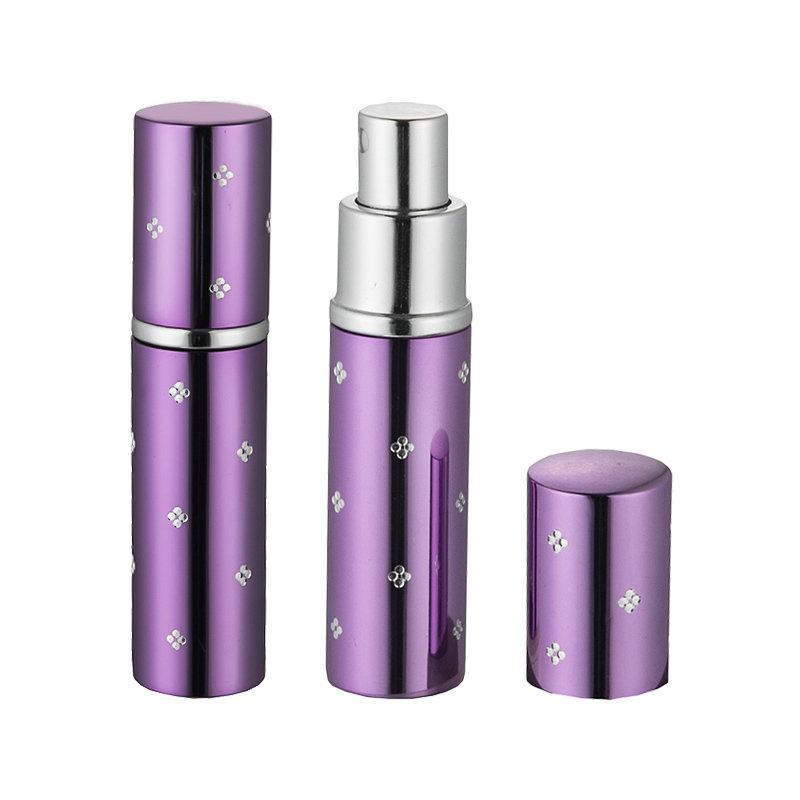 Violet premium perfume bottle customization