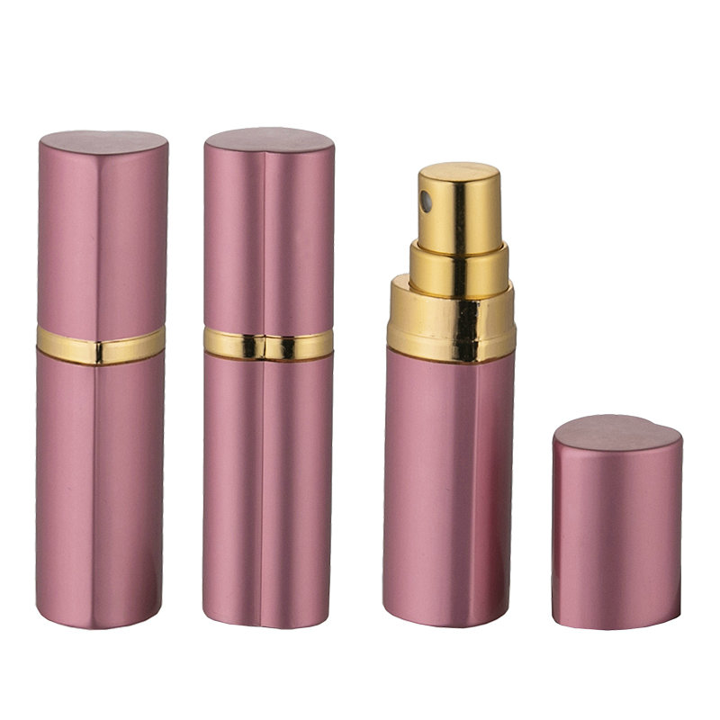 Smoke pink haute couture perfume bottle