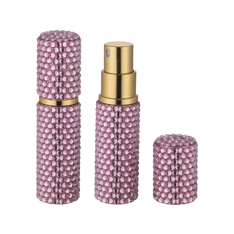 Purple haute couture perfume bottle