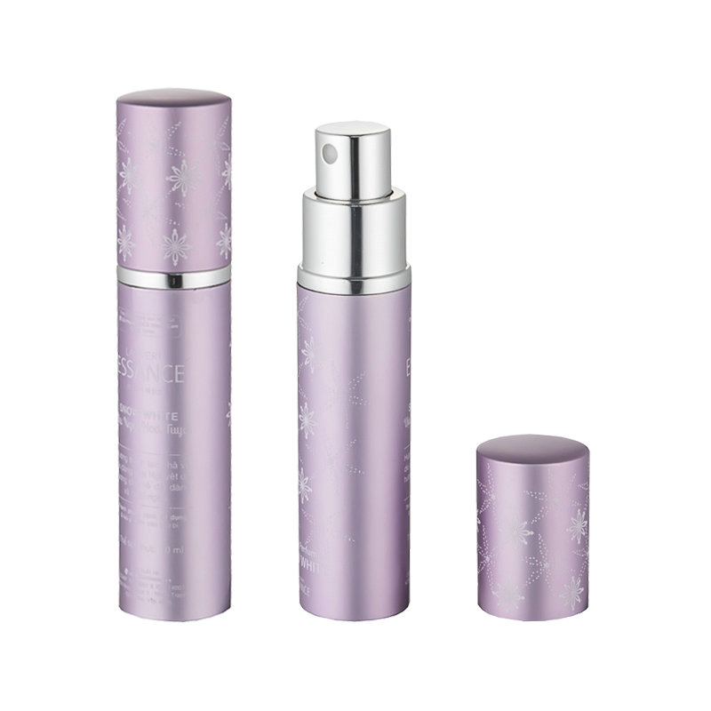 Customized premium purple perfume bottle