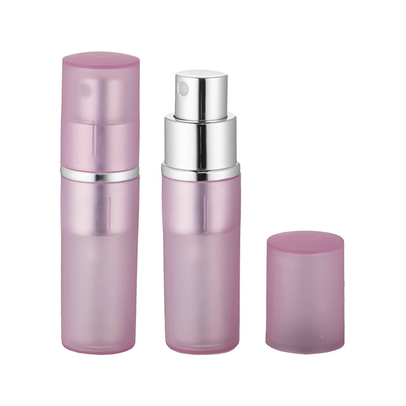 Customized pink purple premium perfume bottle