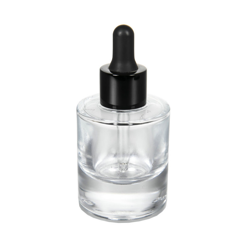 Plastic glass cosmetic dropper bottle