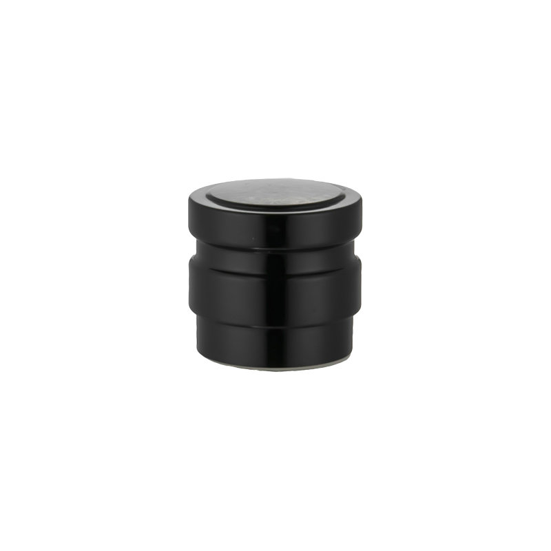 Black latex plastic metal perfume cover