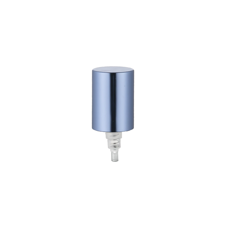 Gray-blue perfume bottle nozzle push-type side spray