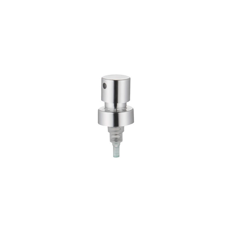 Silver perfume bottle nozzle push side spray