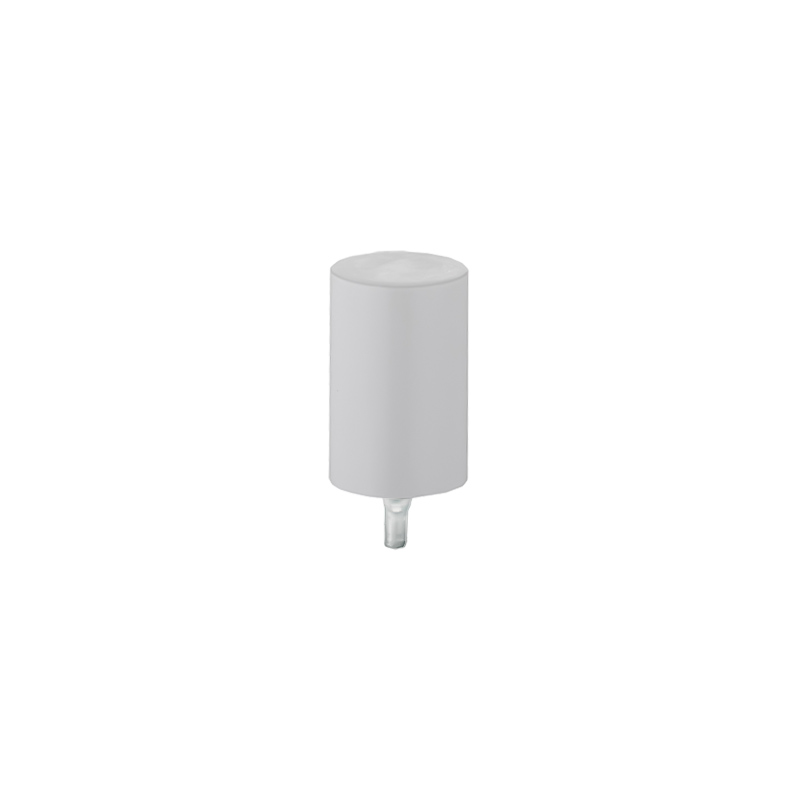 White push-type cosmetic spray nozzle
