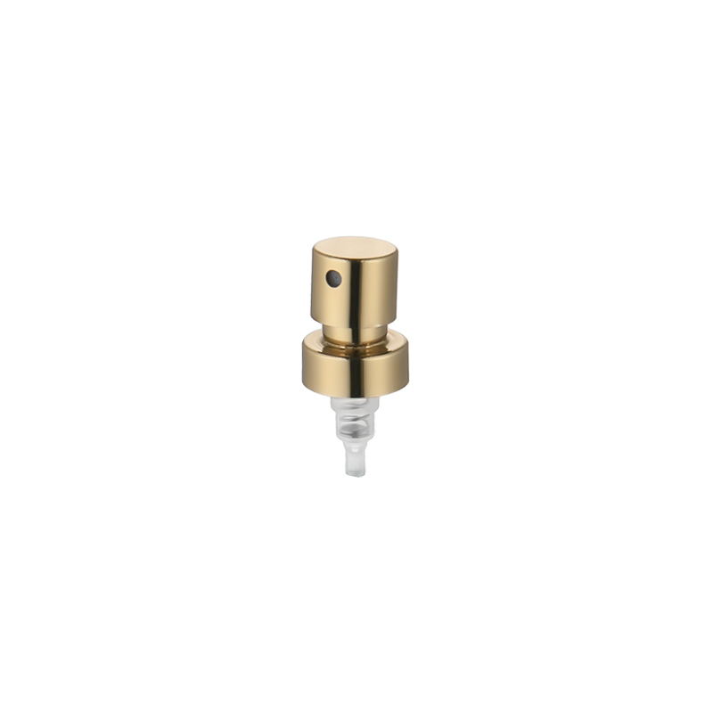 Golden perfume nozzle push type side spray