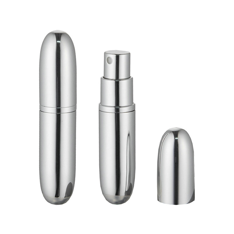 Customized premium silver perfume bottle