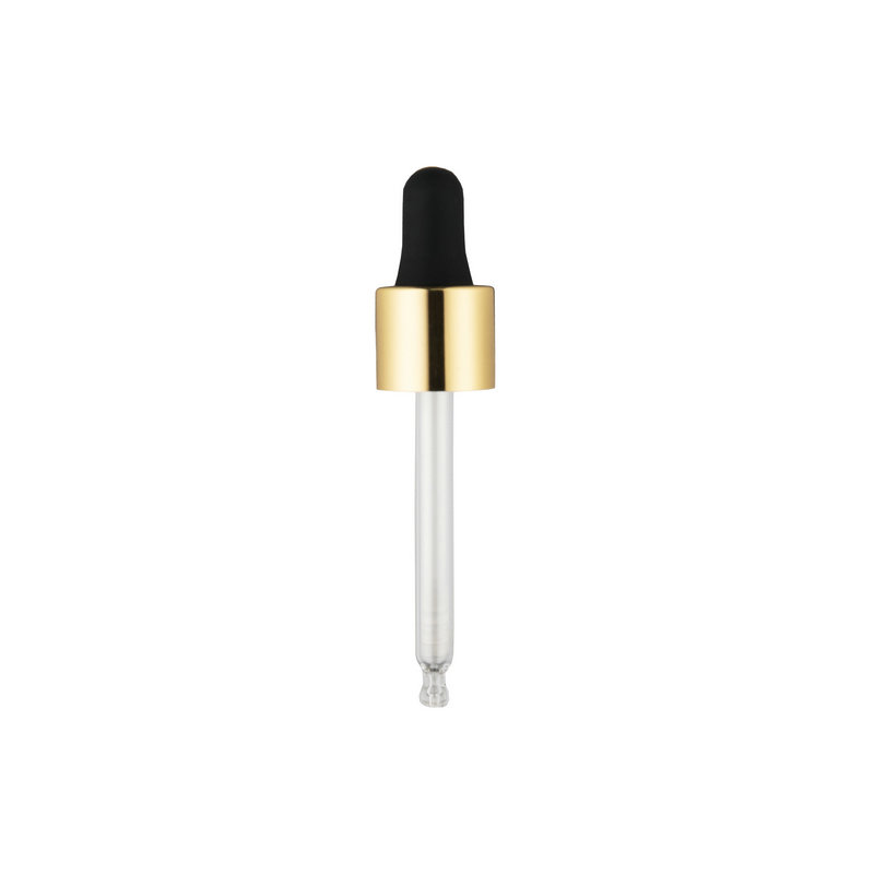 Anodized aluminum dropper lotion bottle accessories dropper head
