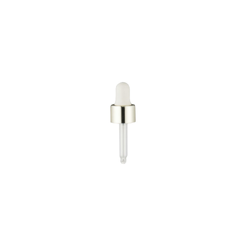 Anodized aluminum essential oil dropper Cosmetic package dropper