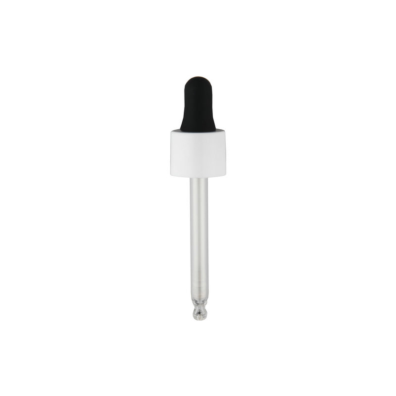 Anodized aluminum plastic glass cosmetic bottle dropper bottle cap graduation straw custom