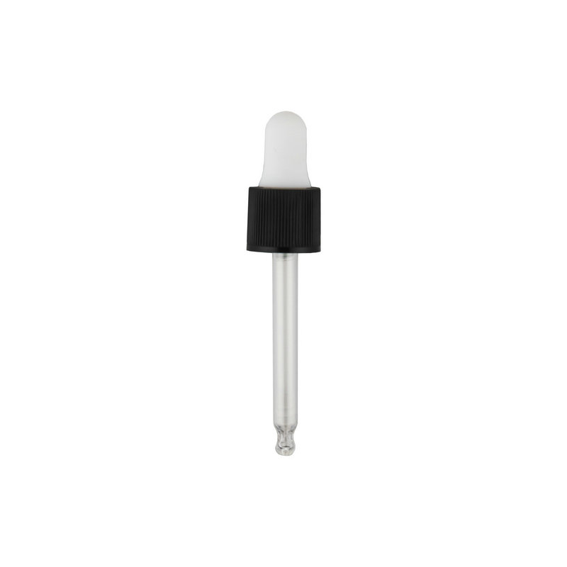 Anodized aluminum plastic tip dropper bottle cap graduation straw custom